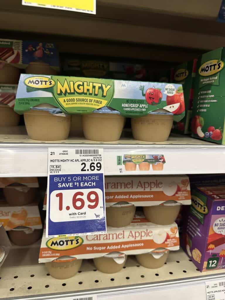 mott's applesauce kroger shelf image (1)