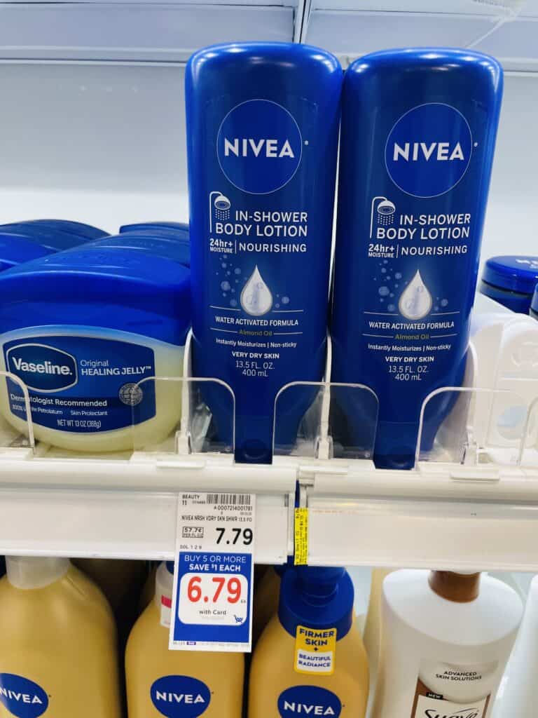 nivea body lotion kroger shelf image (1)