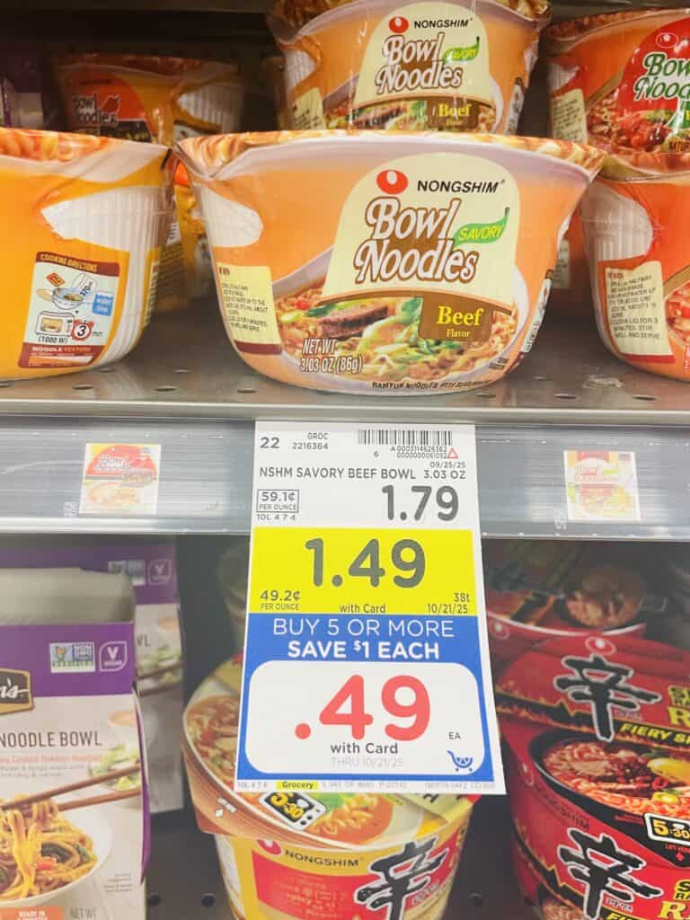 nongshim noodles kroger shelf image (1)