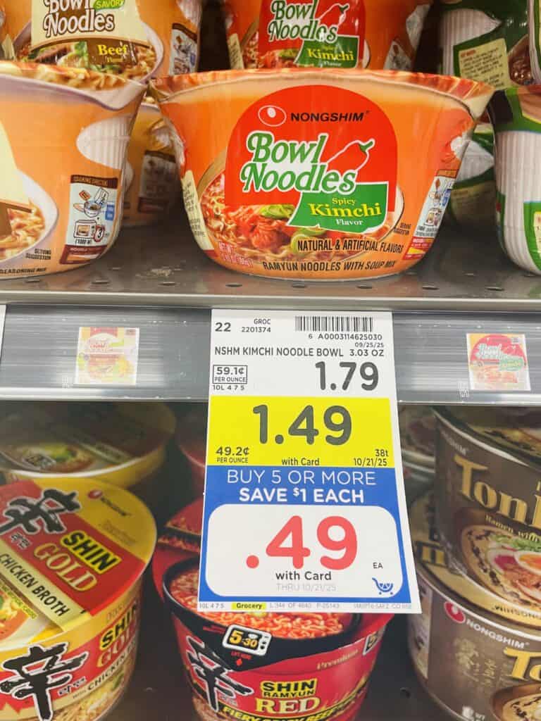 nongshim noodles kroger shelf image (1)