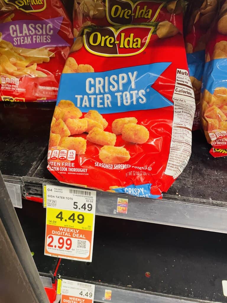 ore-ida potatoes kroger shelf image (1)