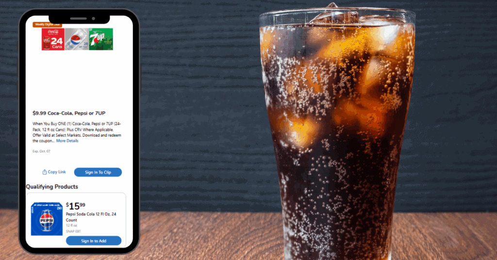 pepsi coke 7up dr pepper kroger digital coupon