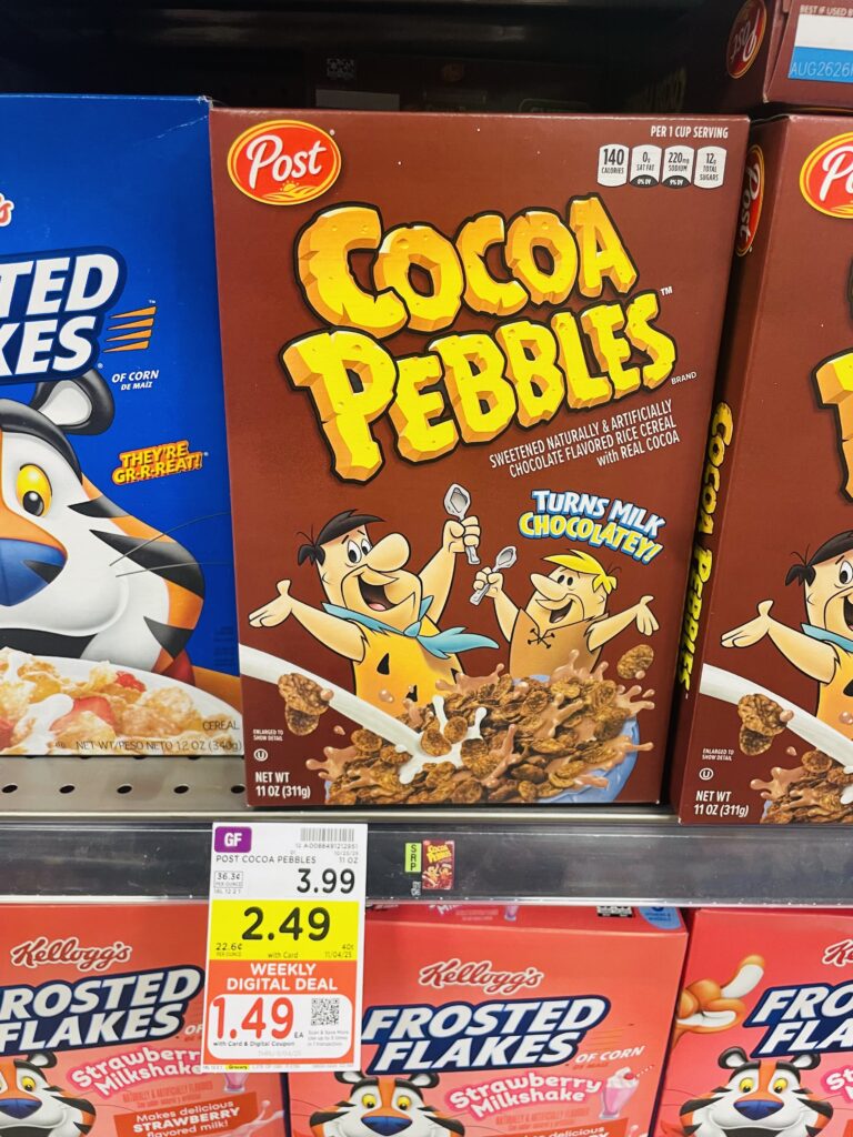 post cereal kroger shelf image (1)