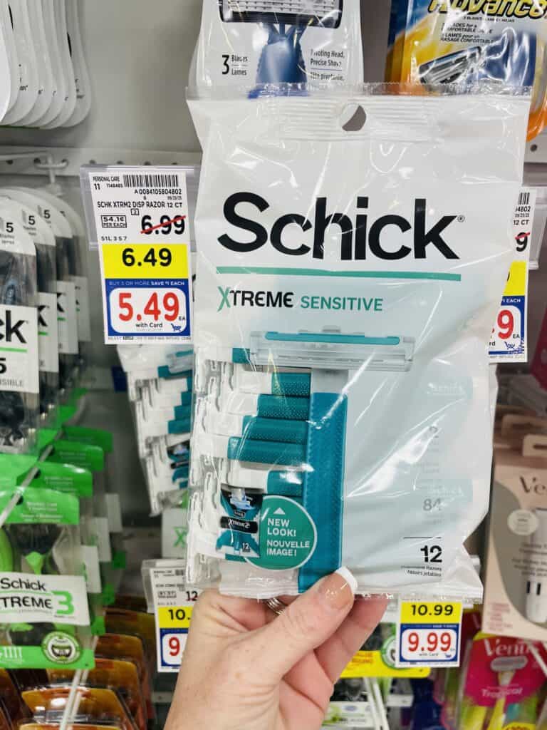 schick razors kroger shelf image (1)