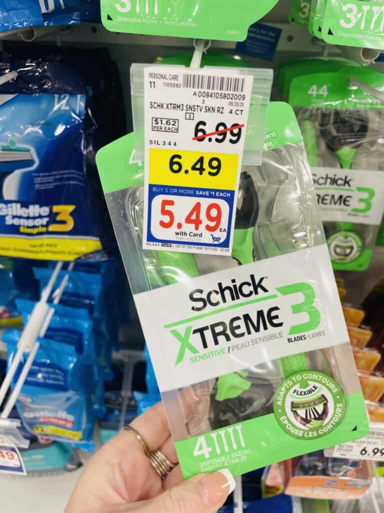 schick razors kroger shelf image (1)