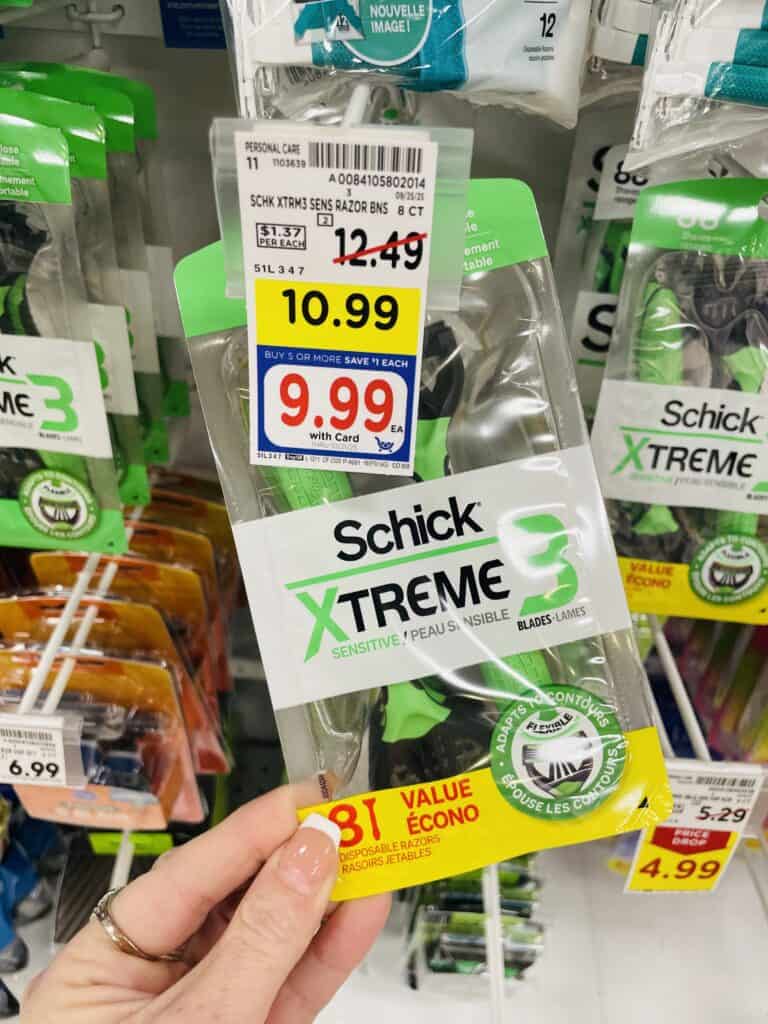 schick razors kroger shelf image (1)