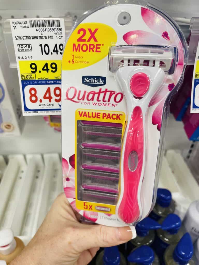 schick razors kroger shelf image (1)