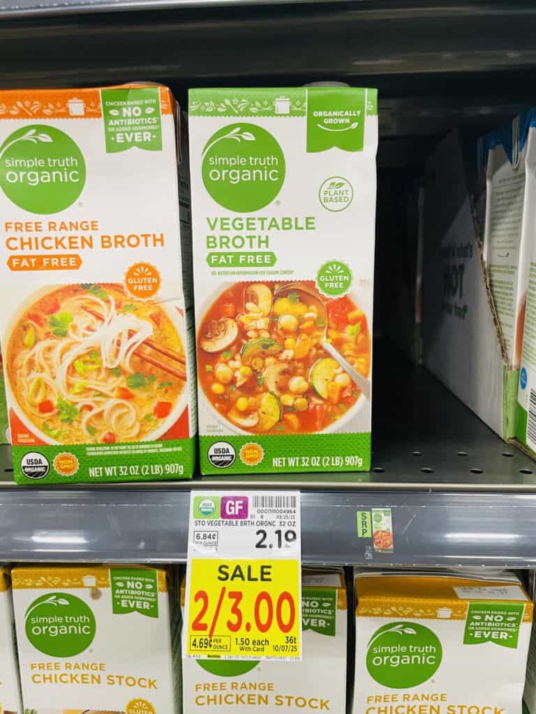 simple truth organic broths kroger shelf image (1)