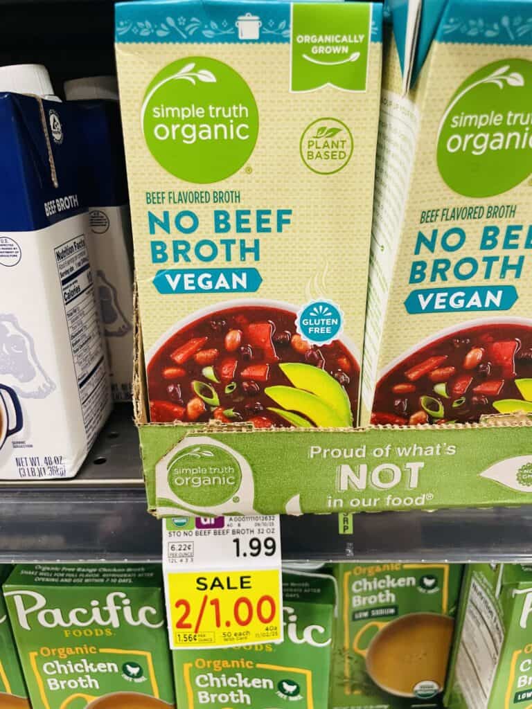 simple truth organic broths kroger shelf image (1)