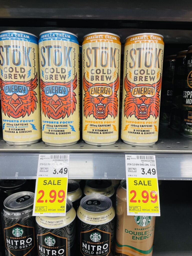 stok energy kroger shelf image