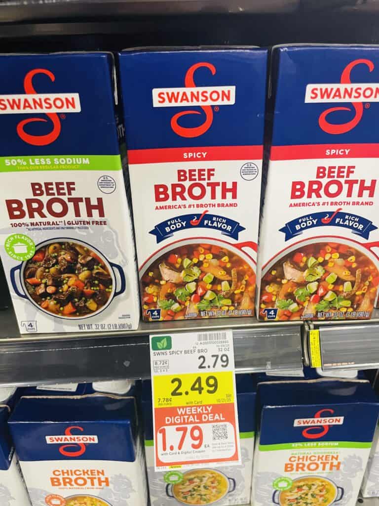 swanson broth kroger shelf image (1)