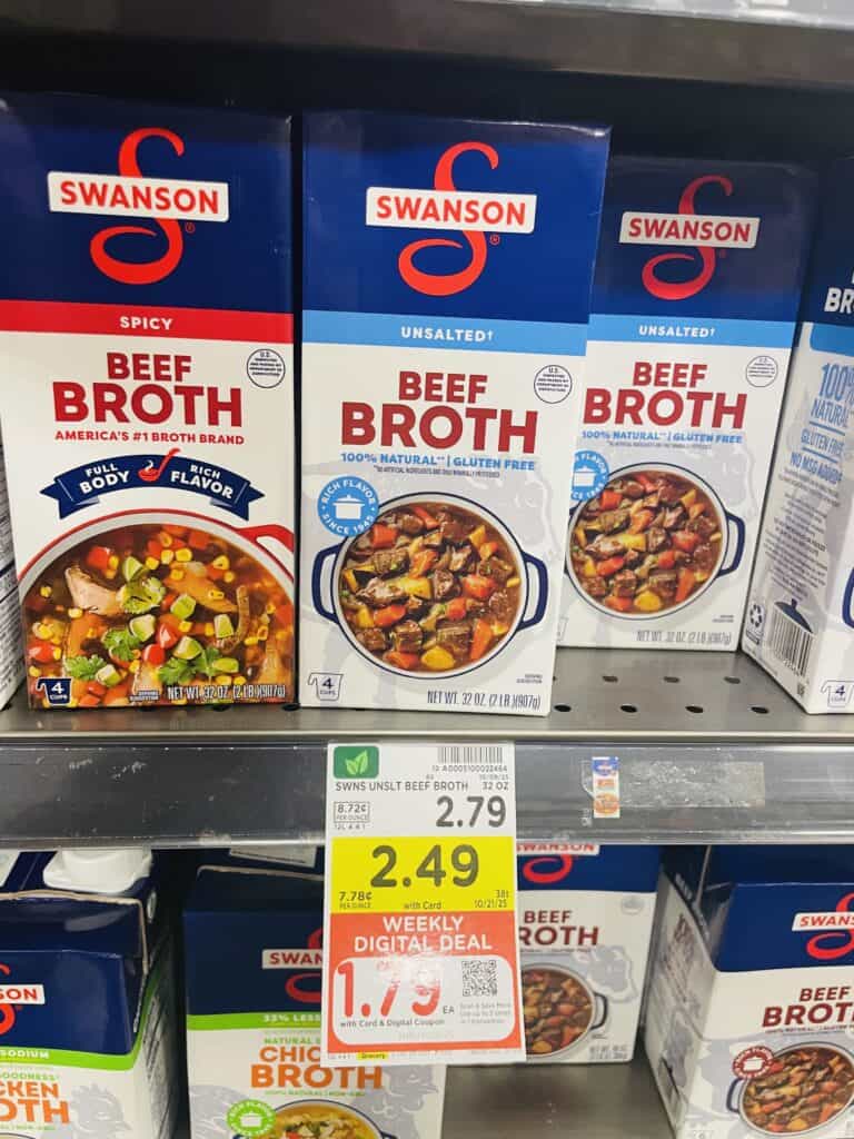 swanson broth kroger shelf image (1)