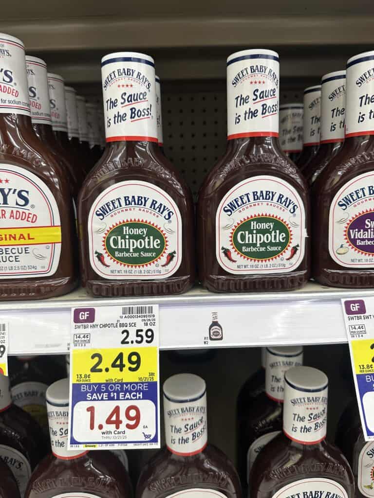 sweet baby rays kroger shelf image (1)