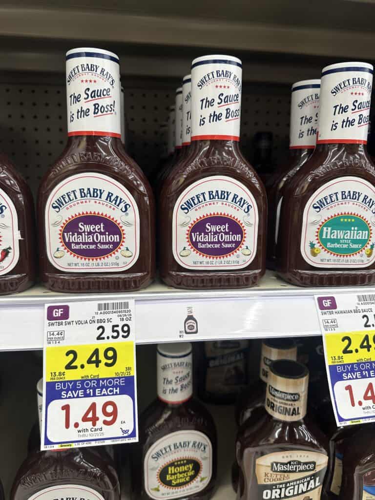 sweet baby rays kroger shelf image (1)