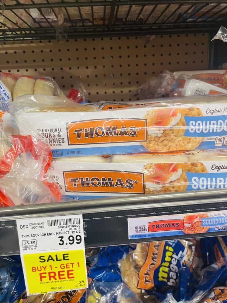 thomas english muffins kroger shelf image (1)