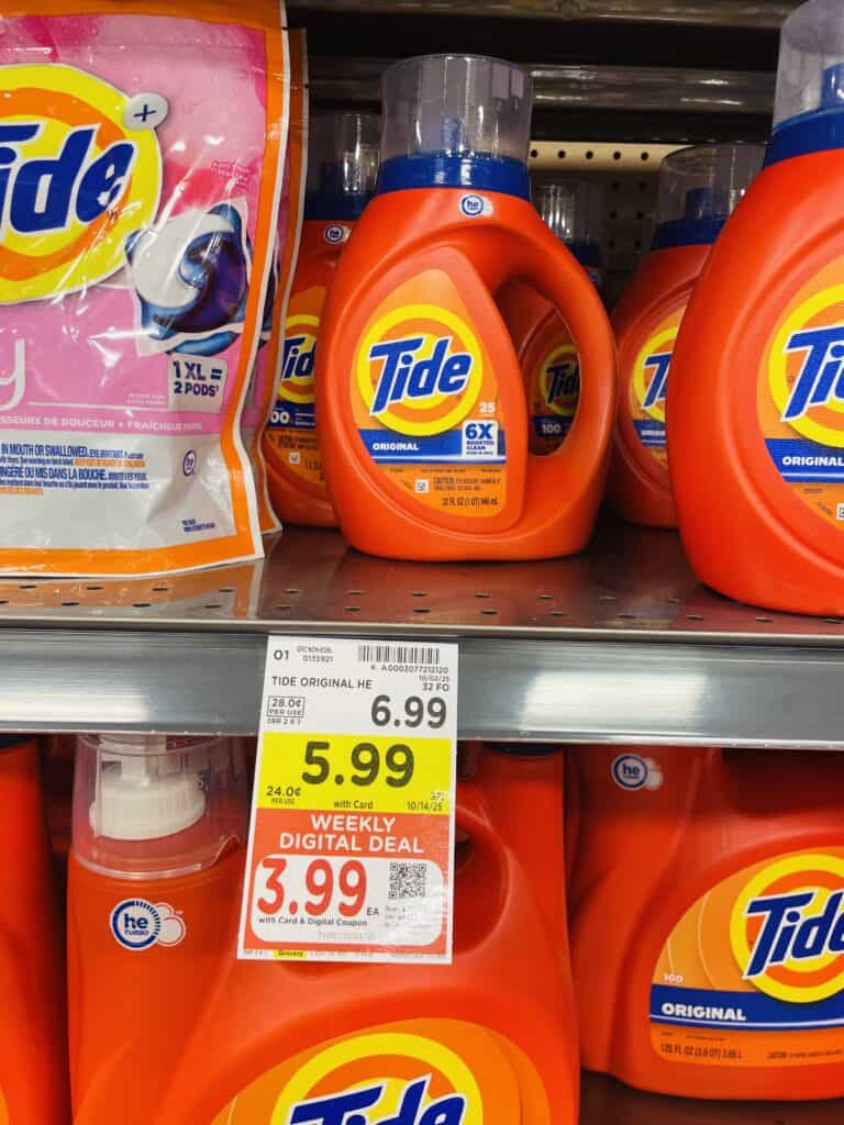 tide and gain kroger shelf image (1)