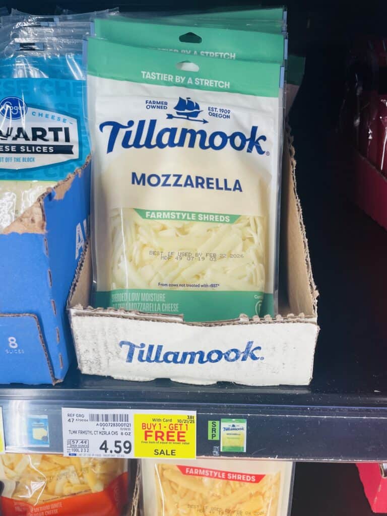 tillamook cheese kroger shelf image (1)