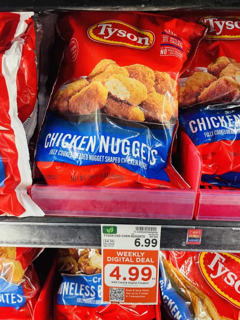 tyson frozen chicken kroger shelf image (1)