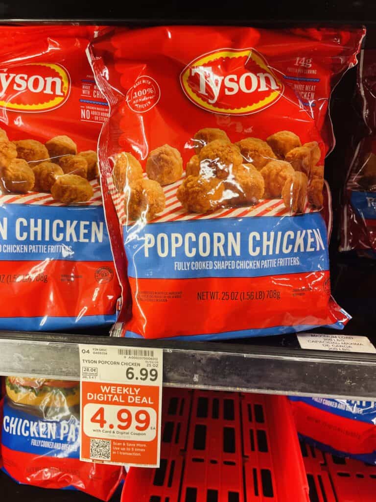tyson frozen chicken kroger shelf image (1)