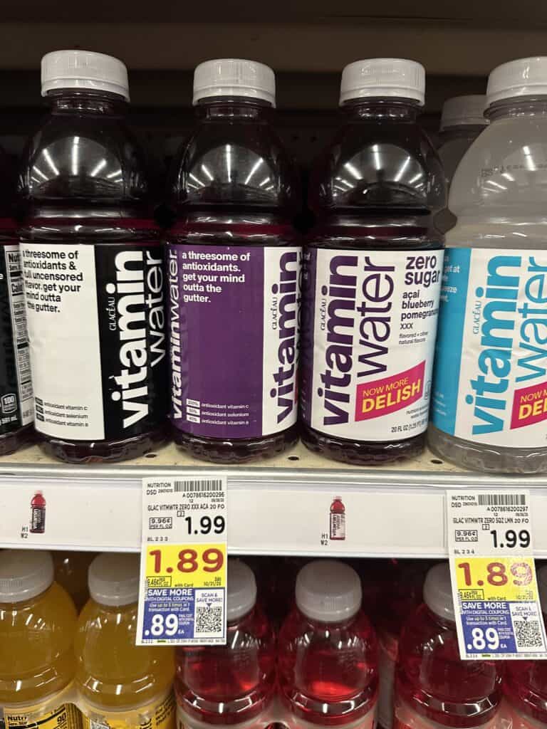 vitamin water kroger shelf image (8)