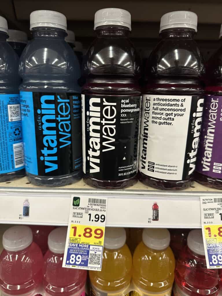 vitamin water kroger shelf image (8)