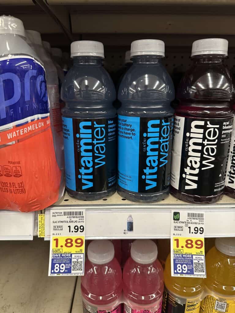 vitamin water kroger shelf image (4)
