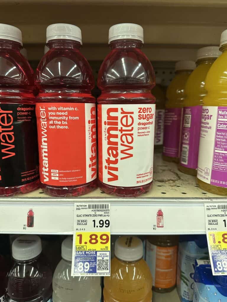 vitamin water kroger shelf image (4)