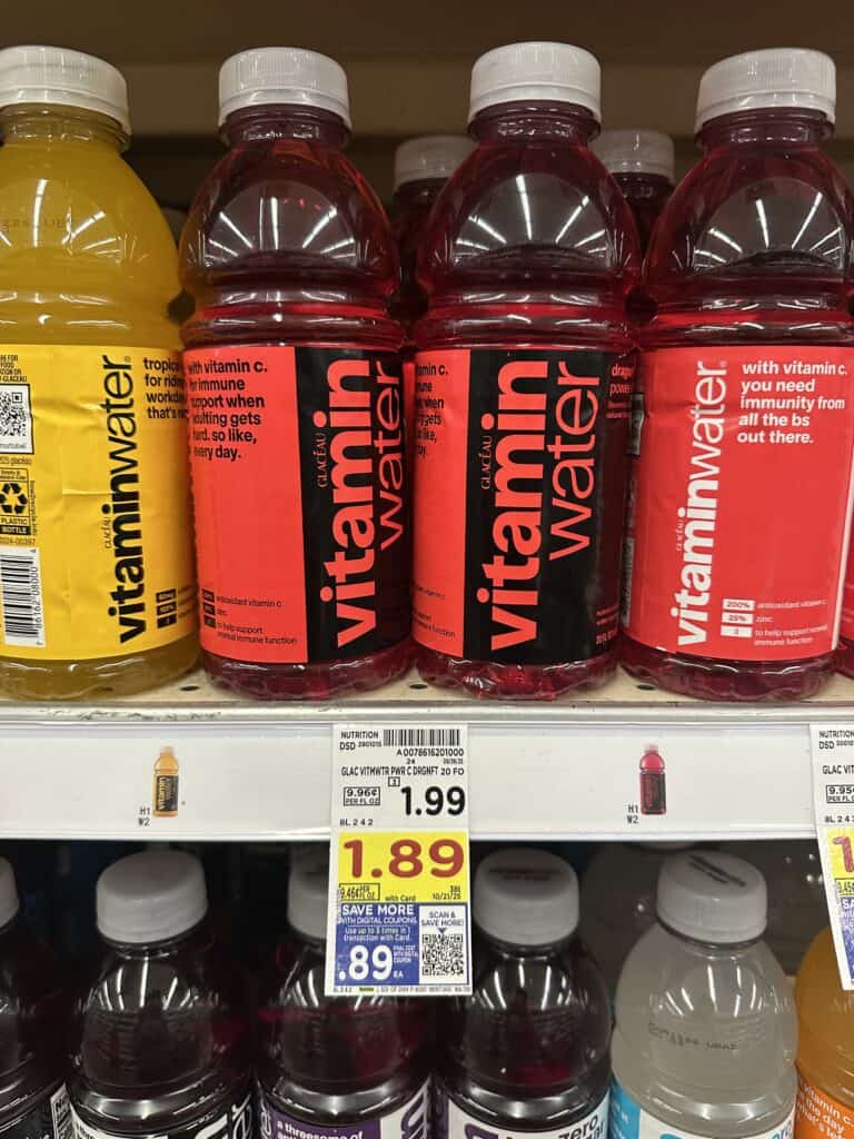 vitamin water kroger shelf image (4)