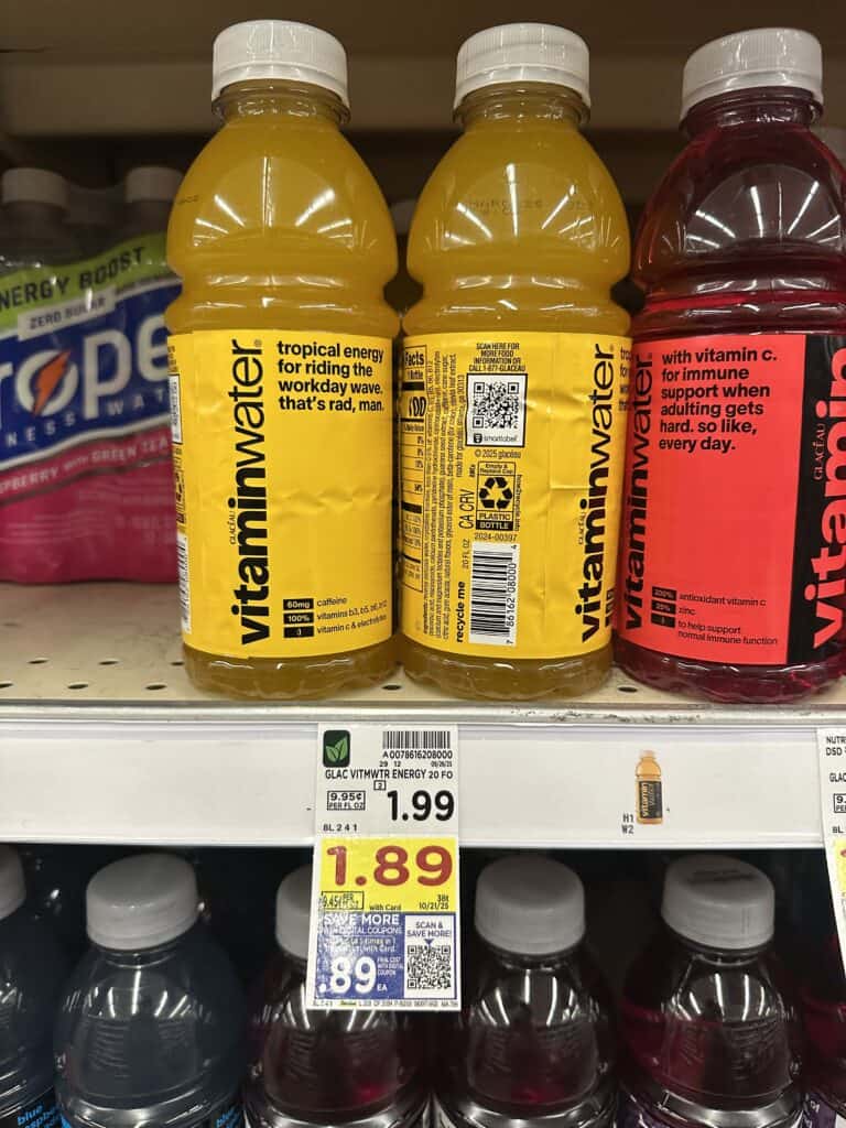 vitamin water kroger shelf image (4)