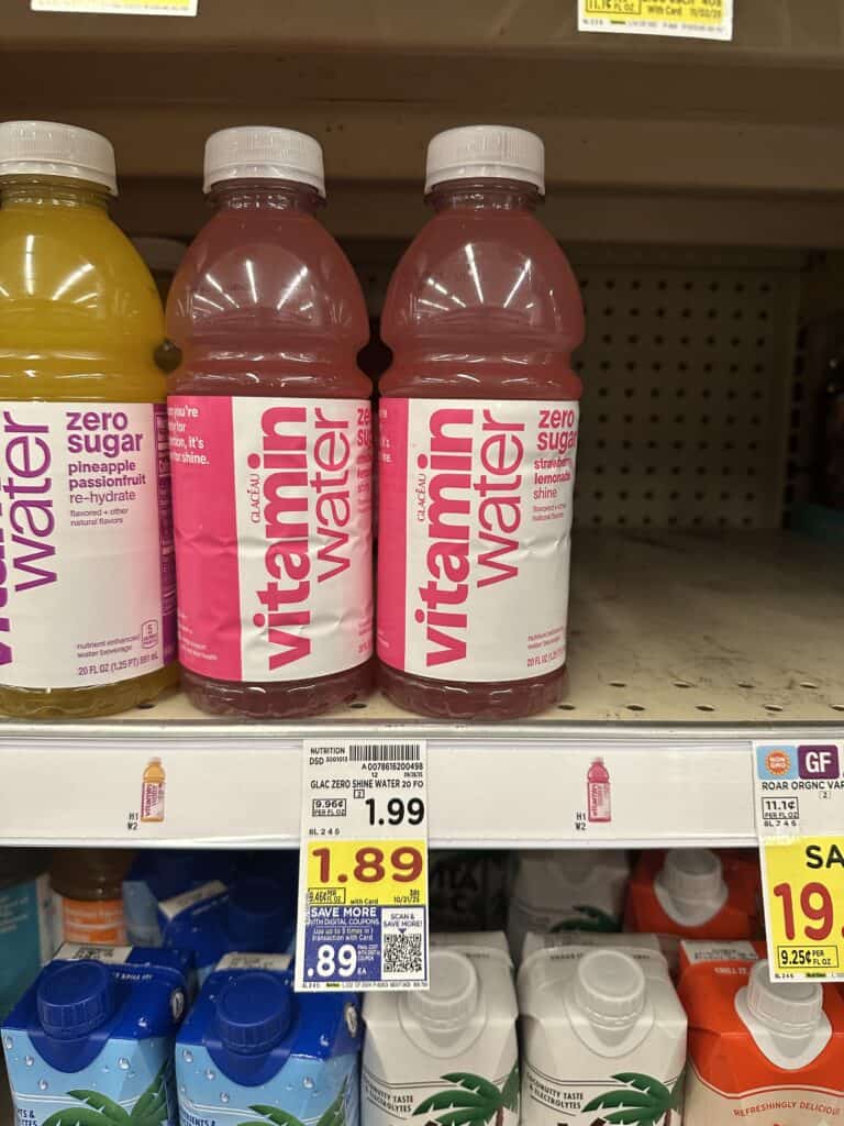 vitamin water kroger shelf image (8)
