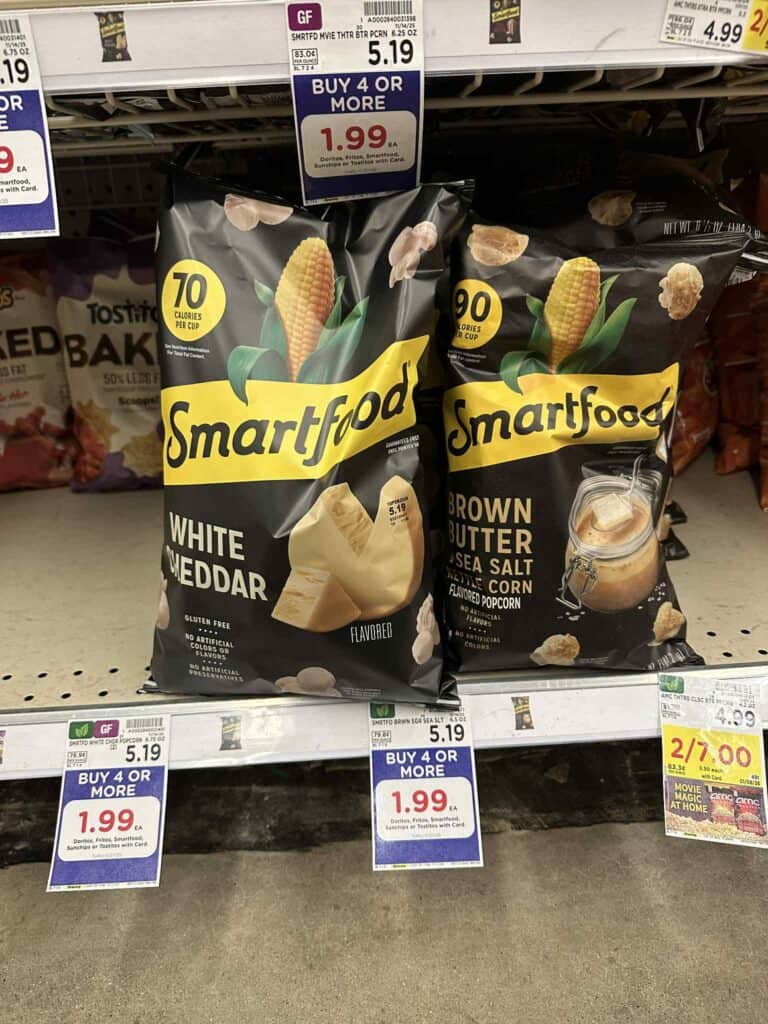Smartfood Popcorn Kroger Shelf Image