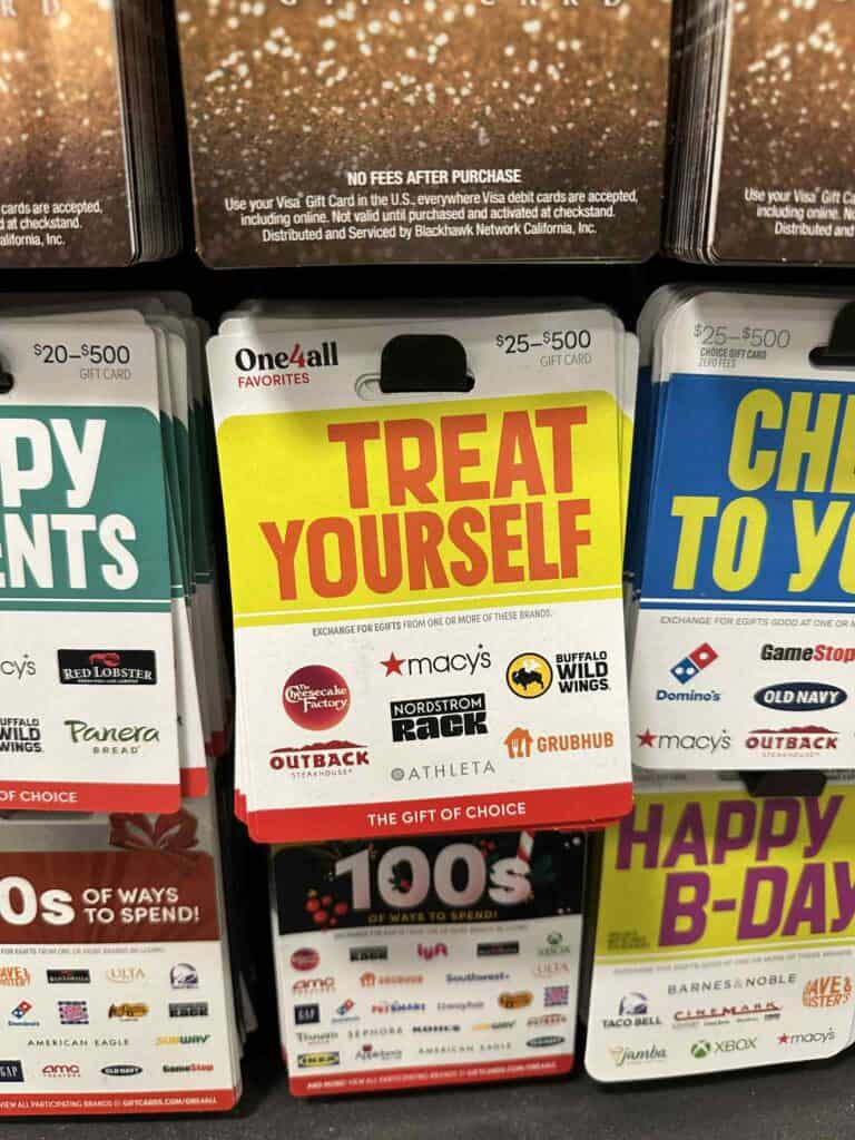 one4all gift card kroger shelf image