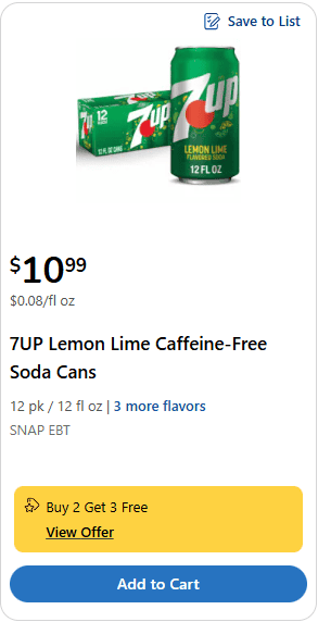7up kroger price image