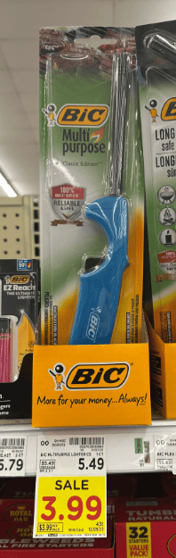 BIC Multipurpose LIghter Kroger Shelf image