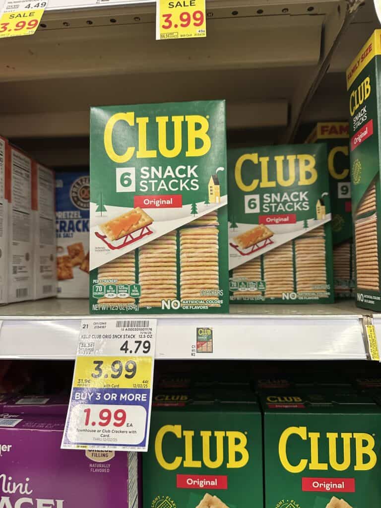 Keebler Crackers Kroger Shelf Image