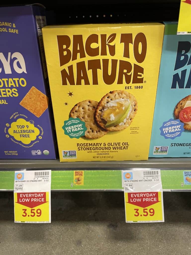 social nature items Kroger shelf image