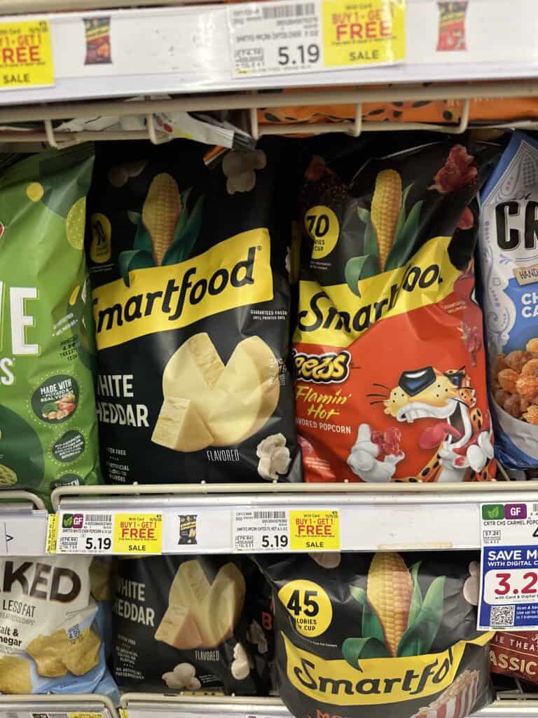 Smartfood popcorn kroger shelf image