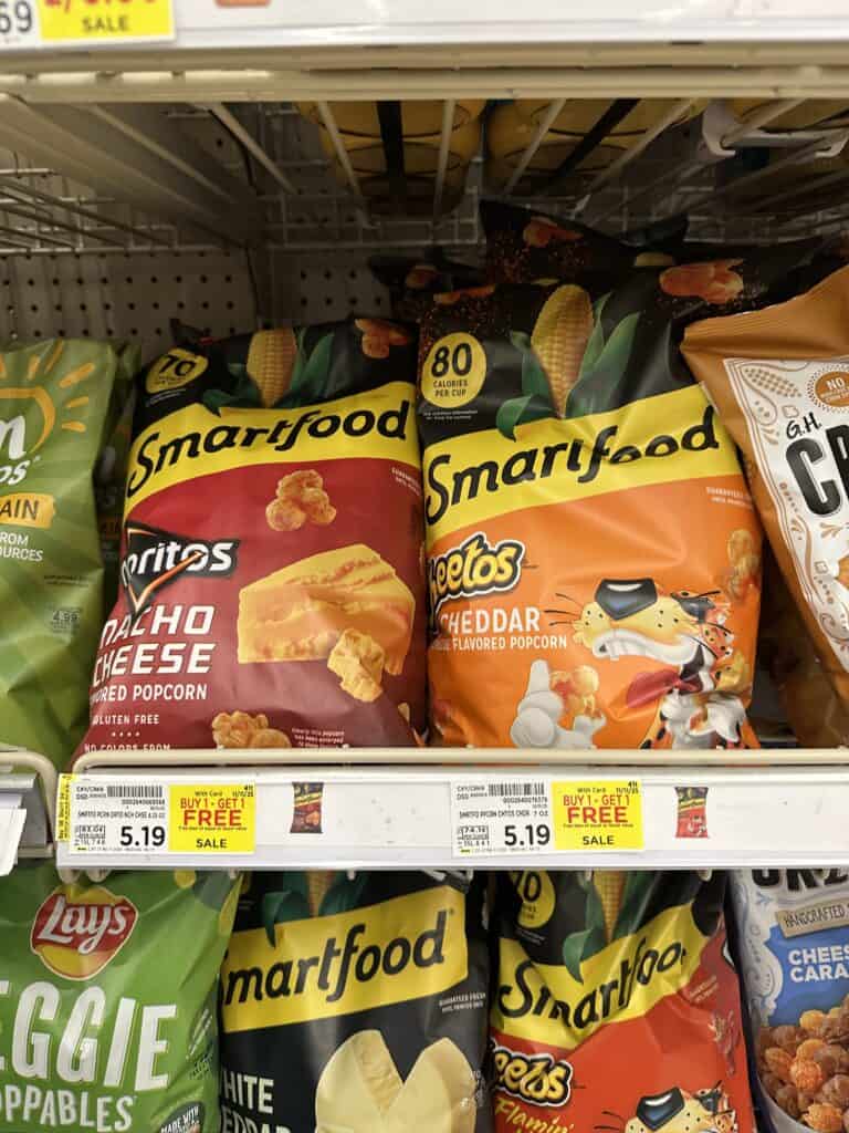 Smartfood popcorn kroger shelf image