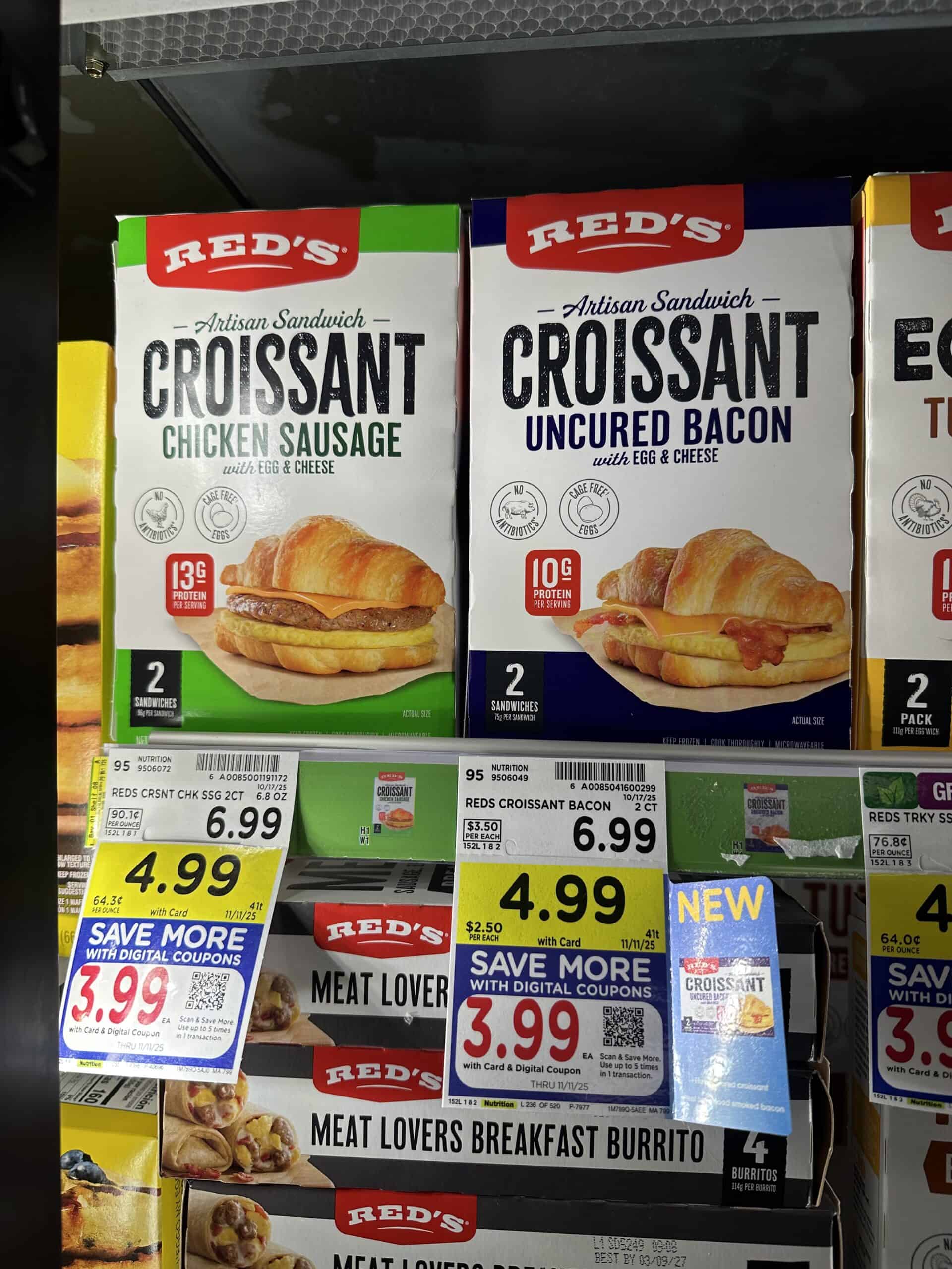Red's Breakfast Sandwiches or Croissants (2 ct)