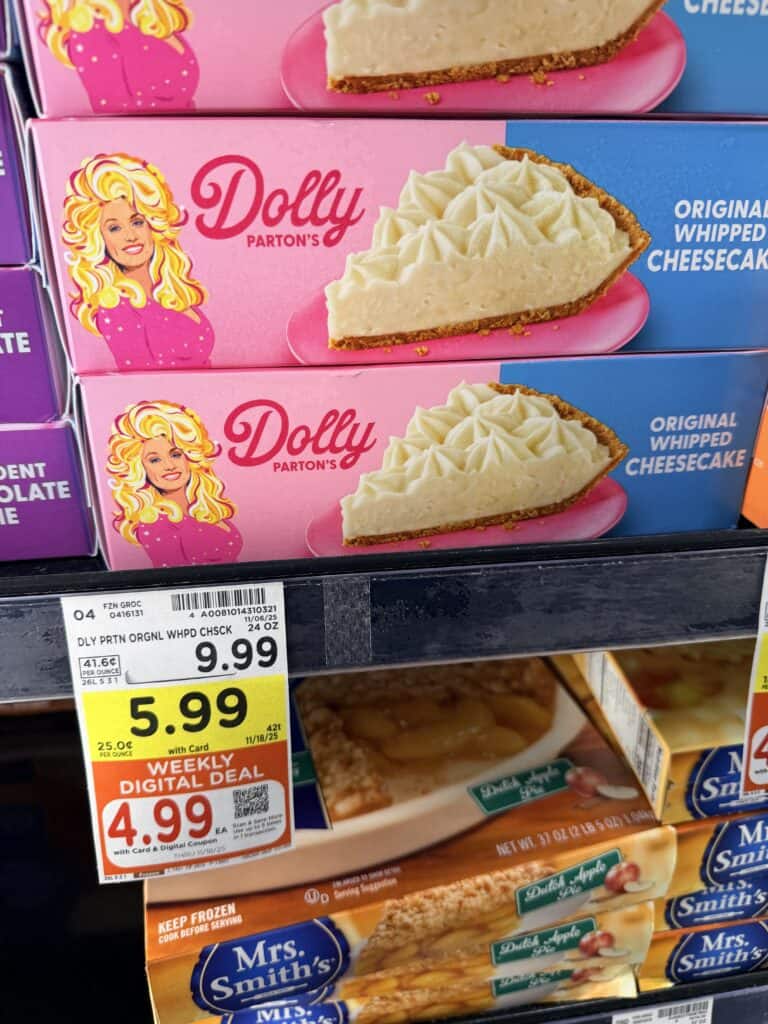 Marie Callender's and Dolly Parton Frozen Pies Kroger shelf image