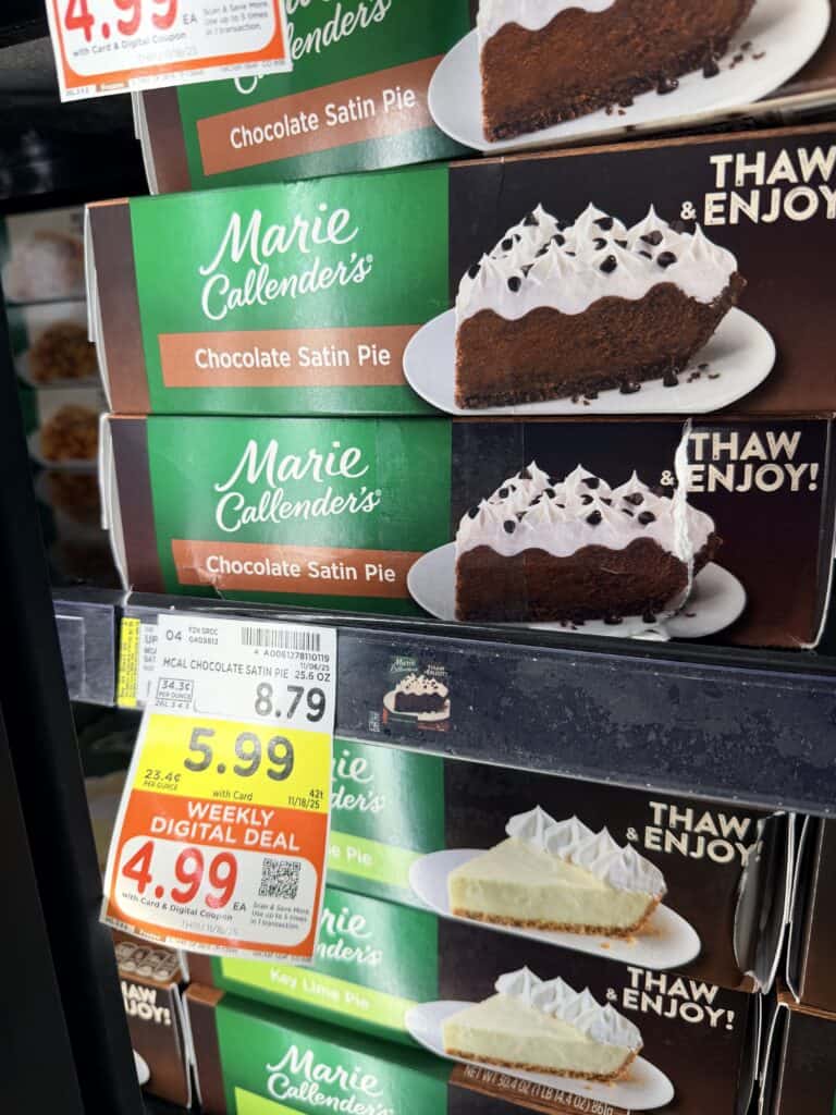 Marie Callender's and Dolly Parton Frozen Pies Kroger shelf image