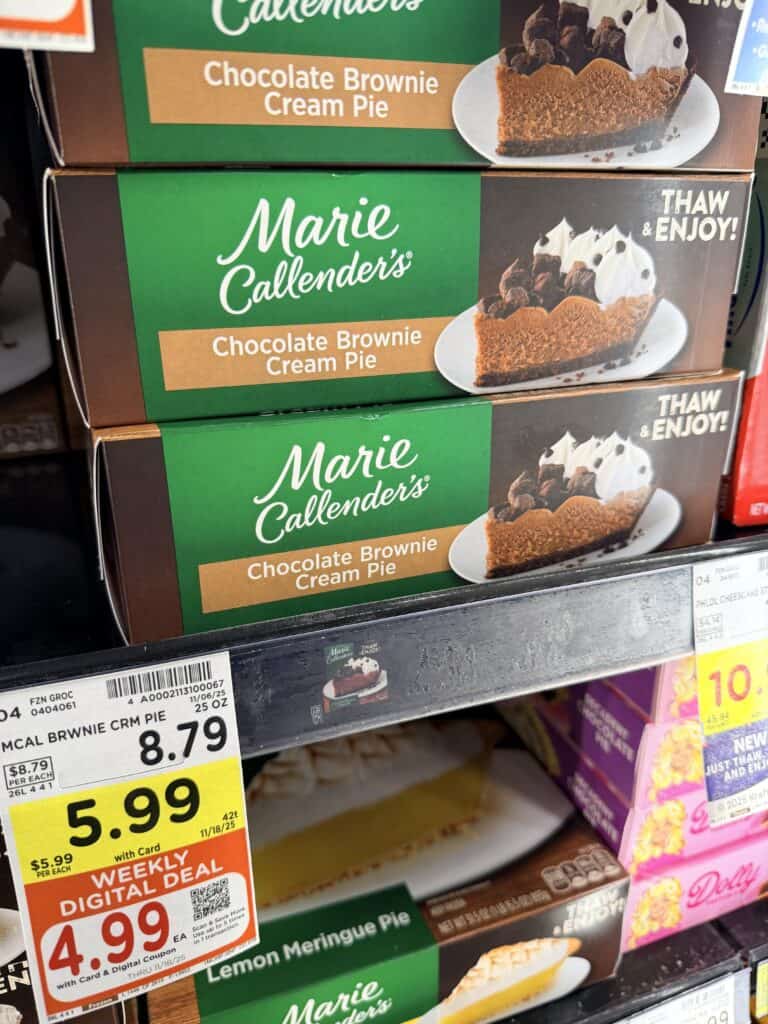 Marie Callender's and Dolly Parton Frozen Pies Kroger shelf image
