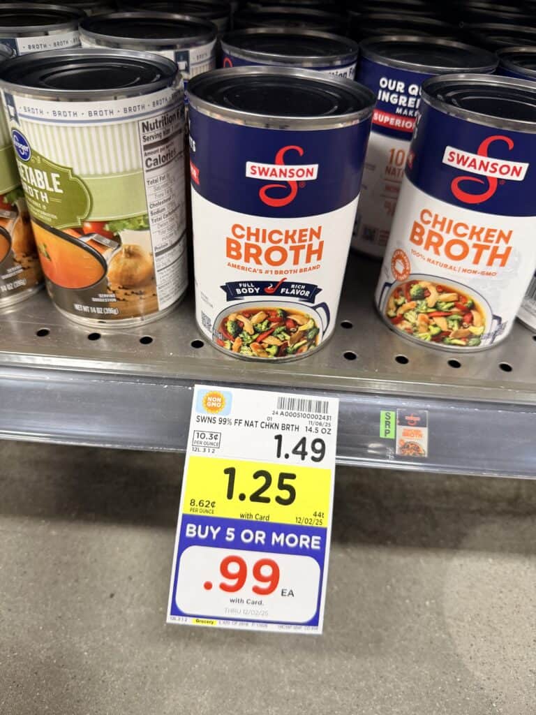 Swanson Broth Kroger Shelf Image