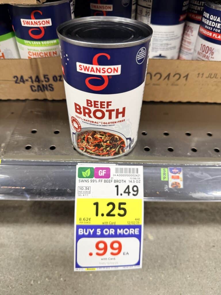 Swanson Broth Kroger Shelf Image
