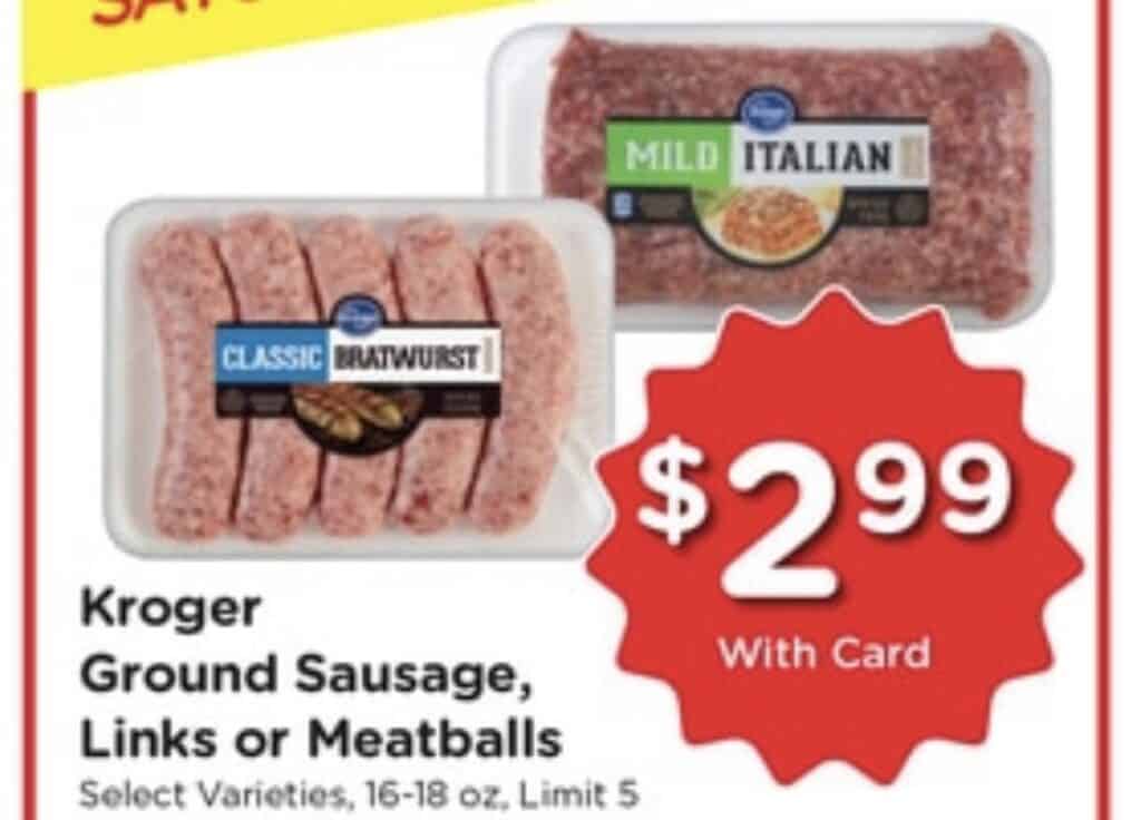 Kroger 3 day sale
