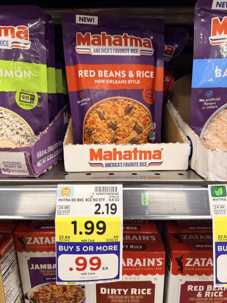 Mahatma rice Kroger Shelf Image