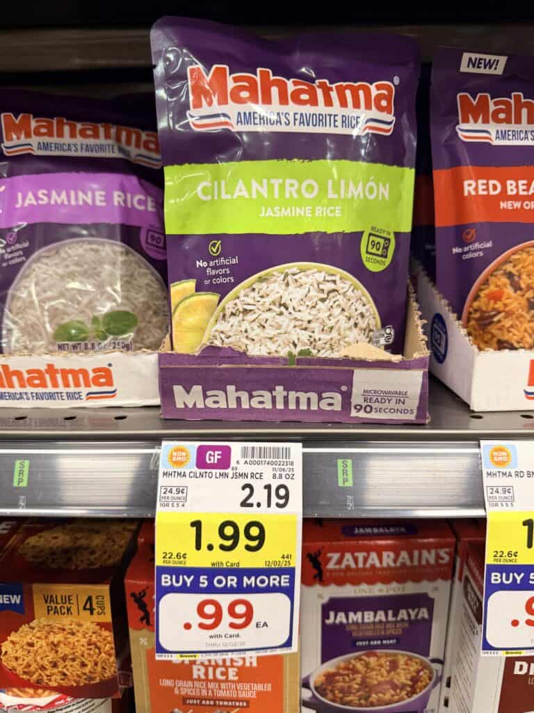 Mahatma rice Kroger Shelf Image