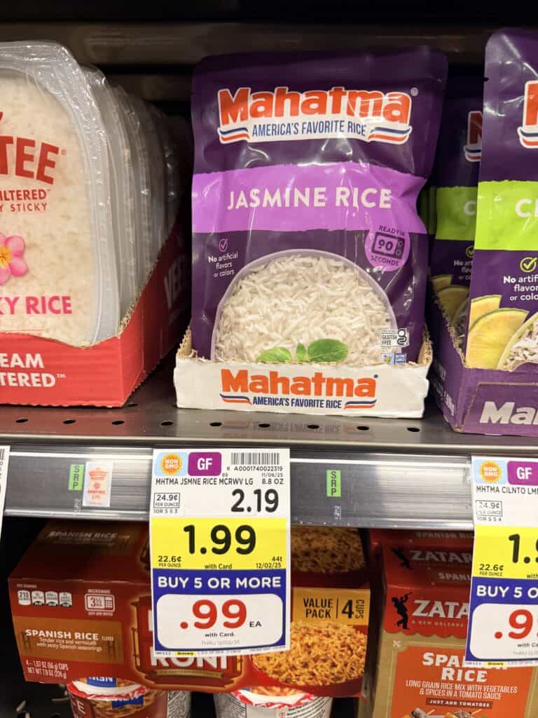 Mahatma rice Kroger Shelf Image