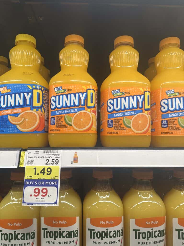 SunnyD Kroger Shelf Image