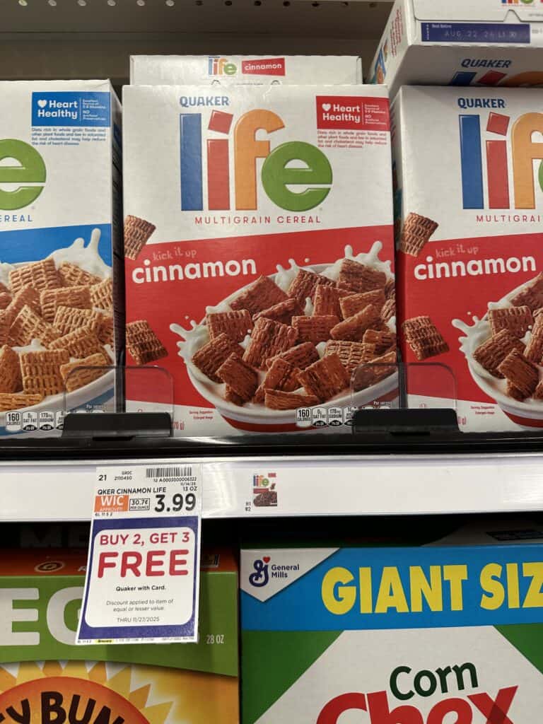 Pearl Milling, Quaker Kroger Shelf Image